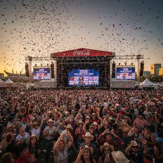 Vibrant Calgary Stampede Coca-Cola Stage with diverse Canadian and international performers announced for 2026.