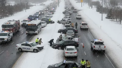 Calgary snowstorm causes 160-plus crashes and two dozen injuries