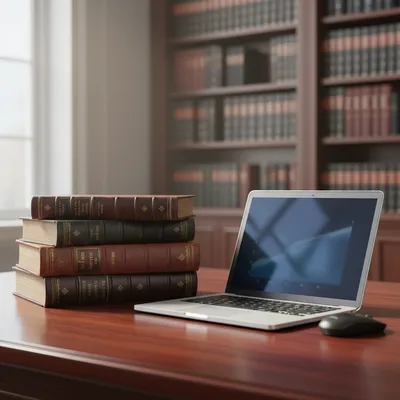 Editorial illustration accompanying: Calgary Explores Digital Access to Court Records, Following International Trends